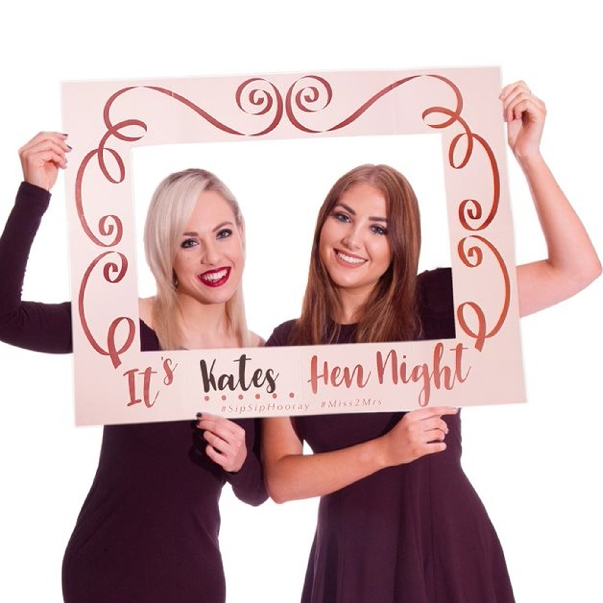 Hen Party Rose Gold Giant Photo Frame