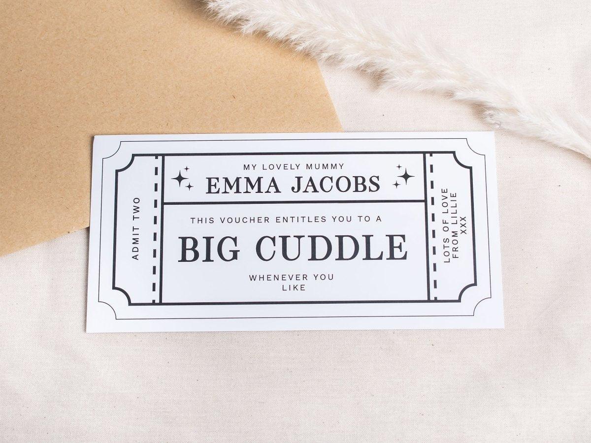 Gift Golden Ticket, Foiled Voucher, Personalised Ticket, Mother's Day Voucher, Surprise Holiday, Personalised Gift, Birthday Event, Foil - Amy Lucy
