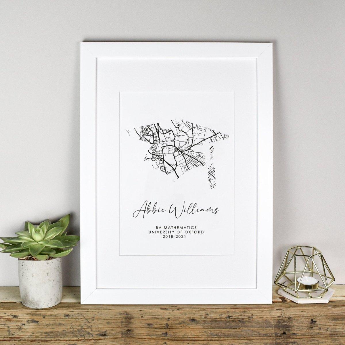 Graduation Print, Personalised Graduation Map Print, Grad Gift, Custom Grad Print, College Grad, Grad Print, School Graduation Gift, Class - Amy Lucy