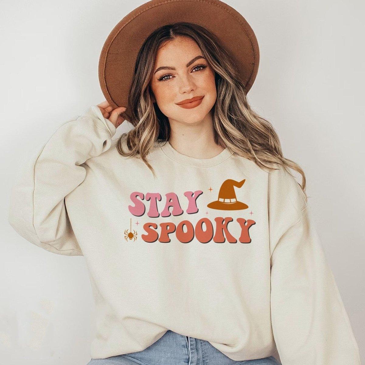 Halloween Sweater, Stay Spooky Sweater, Retro Halloween Jumper, Halloween Top, Stay Spooky Sweater, Retro Sweater, Fall Sweater - Amy Lucy