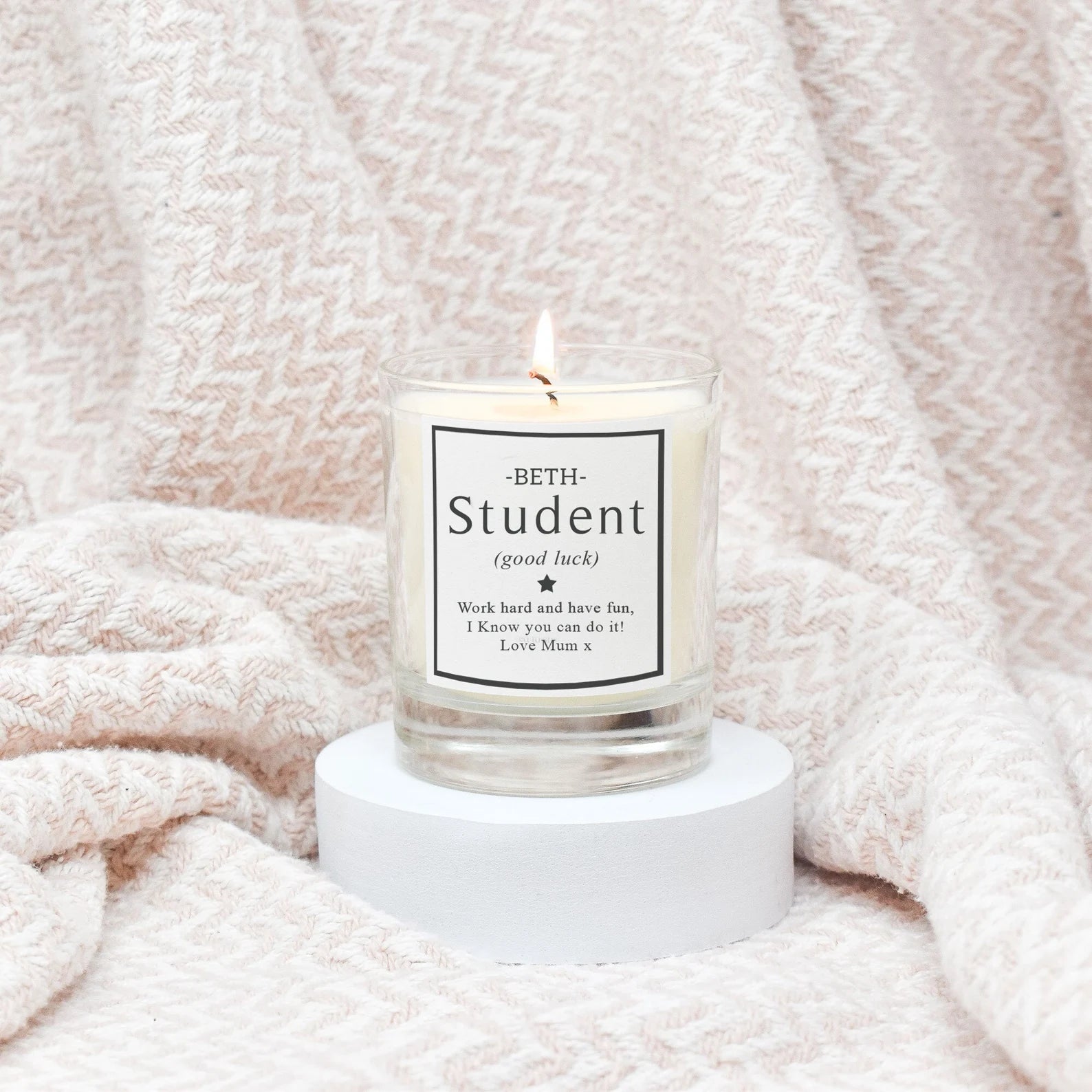 Personalised Uni Gift, Meaningful University Gift, University Candle, Girls Uni Gift, Graduation Gift, Student Gift, Sentimental Student