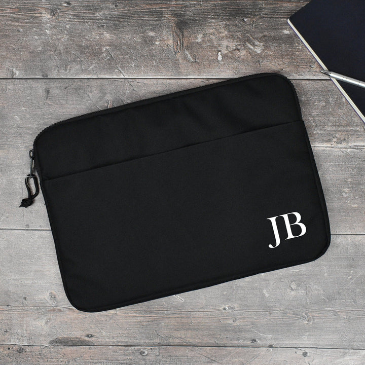 Personalised Laptop Bag 13" Inch, University Gift, Men's Laptop Case, Initial Tablet Bag, Monogram Document Bag, Father's Day, Custom Bag