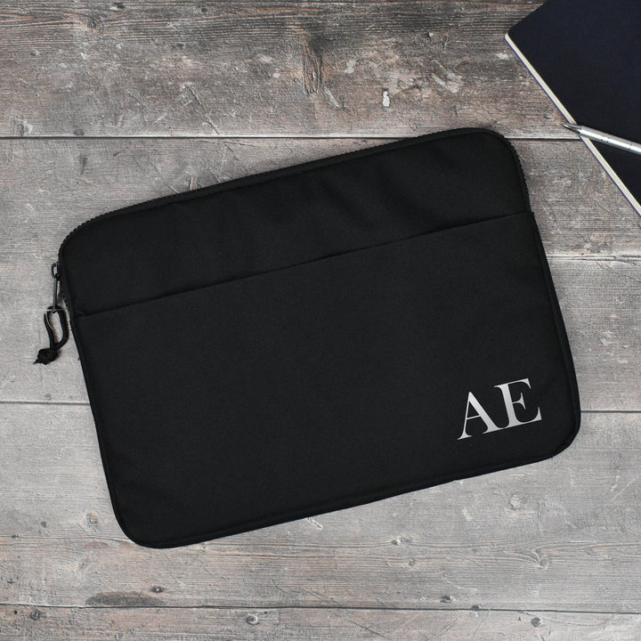 Personalised Laptop Bag 13" Inch, University Gift, Men's Laptop Case, Initial Tablet Bag, Monogram Document Bag, Father's Day, Custom Bag