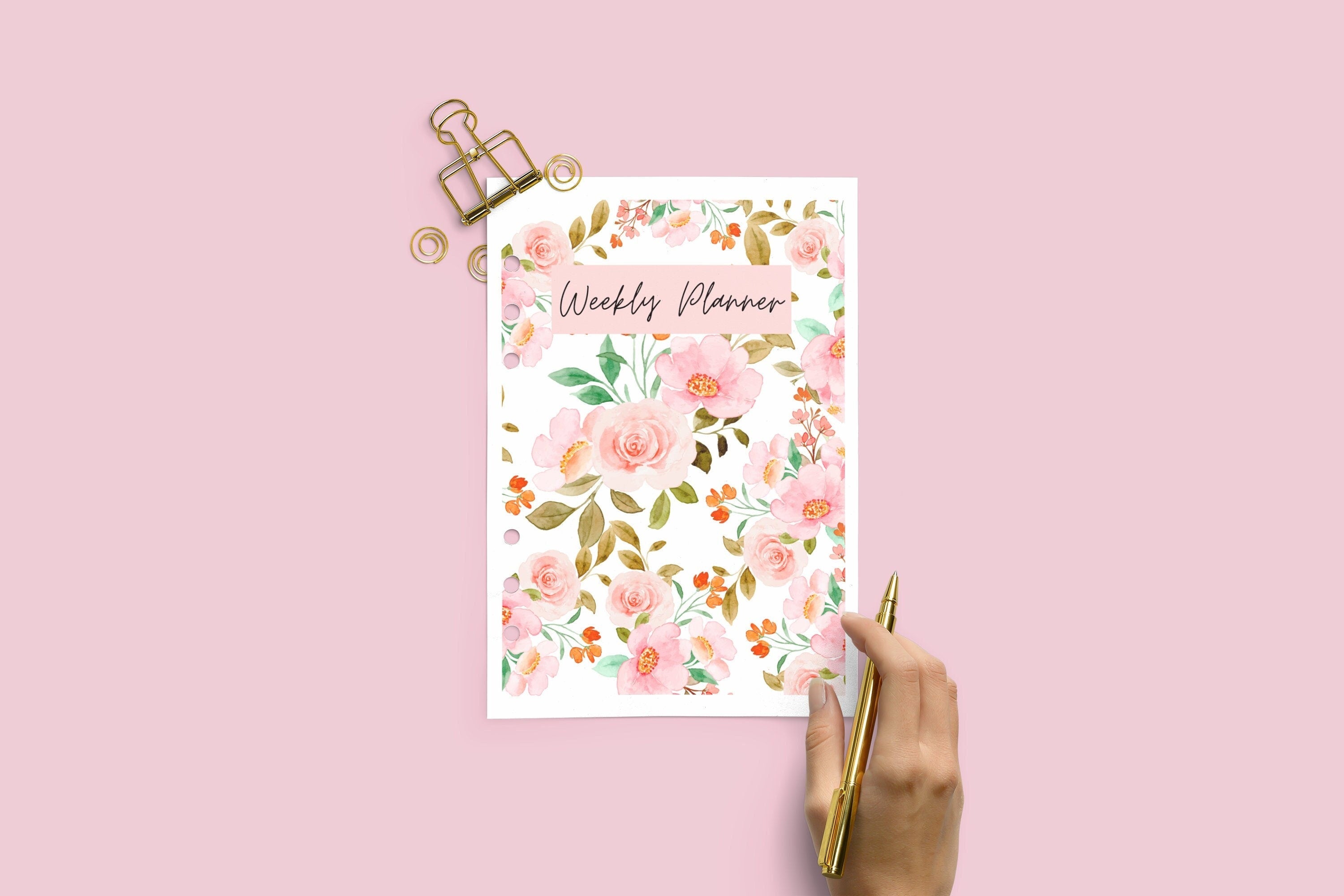 Weekly Planner, Daily Planner, Organiser, Downloadable Planner, 2024 Planner, Printable Weekly Planner, Organization Planner, Week Planner,