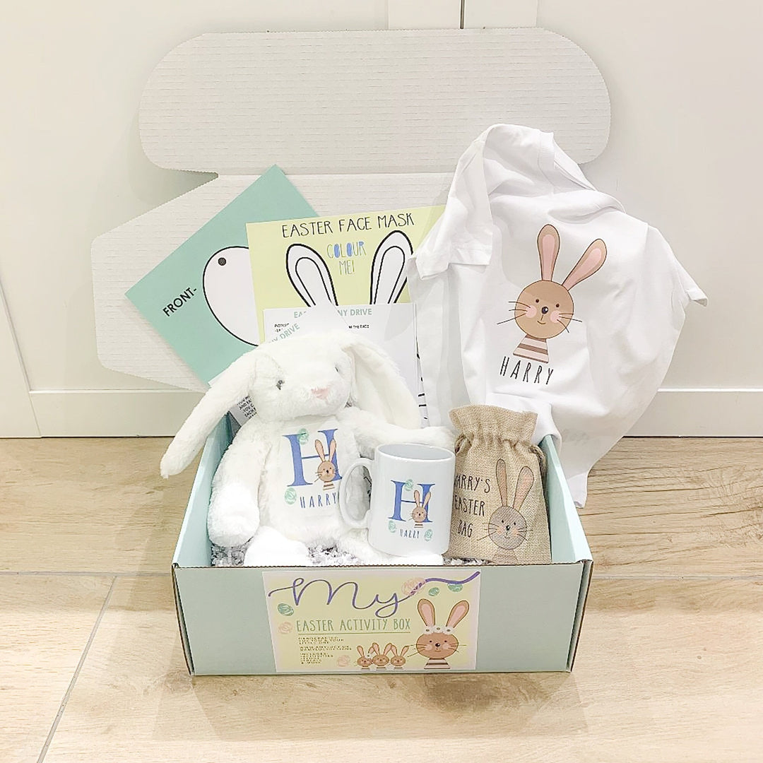 Personalised Easter Hamper, Easter Gift Box, Easter Gift Sets, Kids Easter Gifts, Kids Easter Activity Box, Easter Craft Box, Child Easter