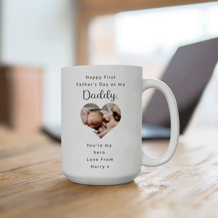 Personalised Dad Photo Mug, Dad Mega Mug, Father's Day Mug, Photo Dad Mug, Father's Day Gift, Grandad Mug, Dad Gifts, For Him