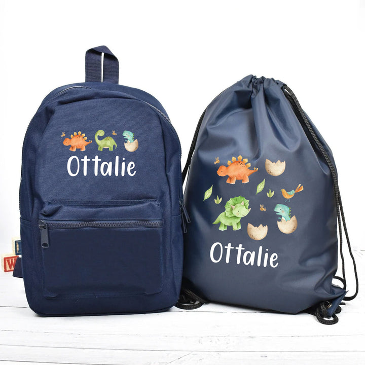 Personalised Dinosaur Backpack, Dinosaur School Bag, Kids Animal Rucksack, Boys School Backpack, Children Student Backpack, Back To School