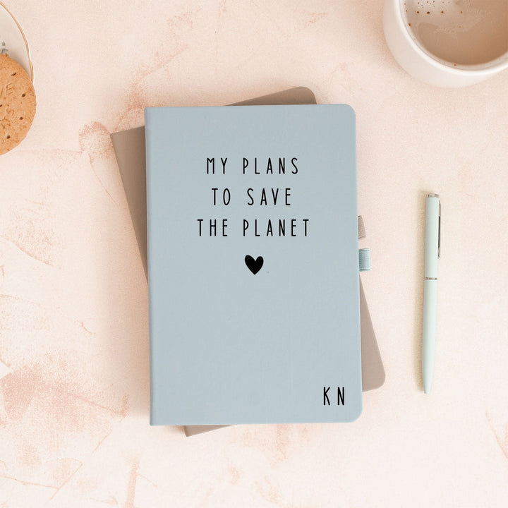 Personalised Saving the Planet Diary, Save the Planet Notebook, Save our Planet, Save the Earth, Protect the Nature Journal, Custom Name,