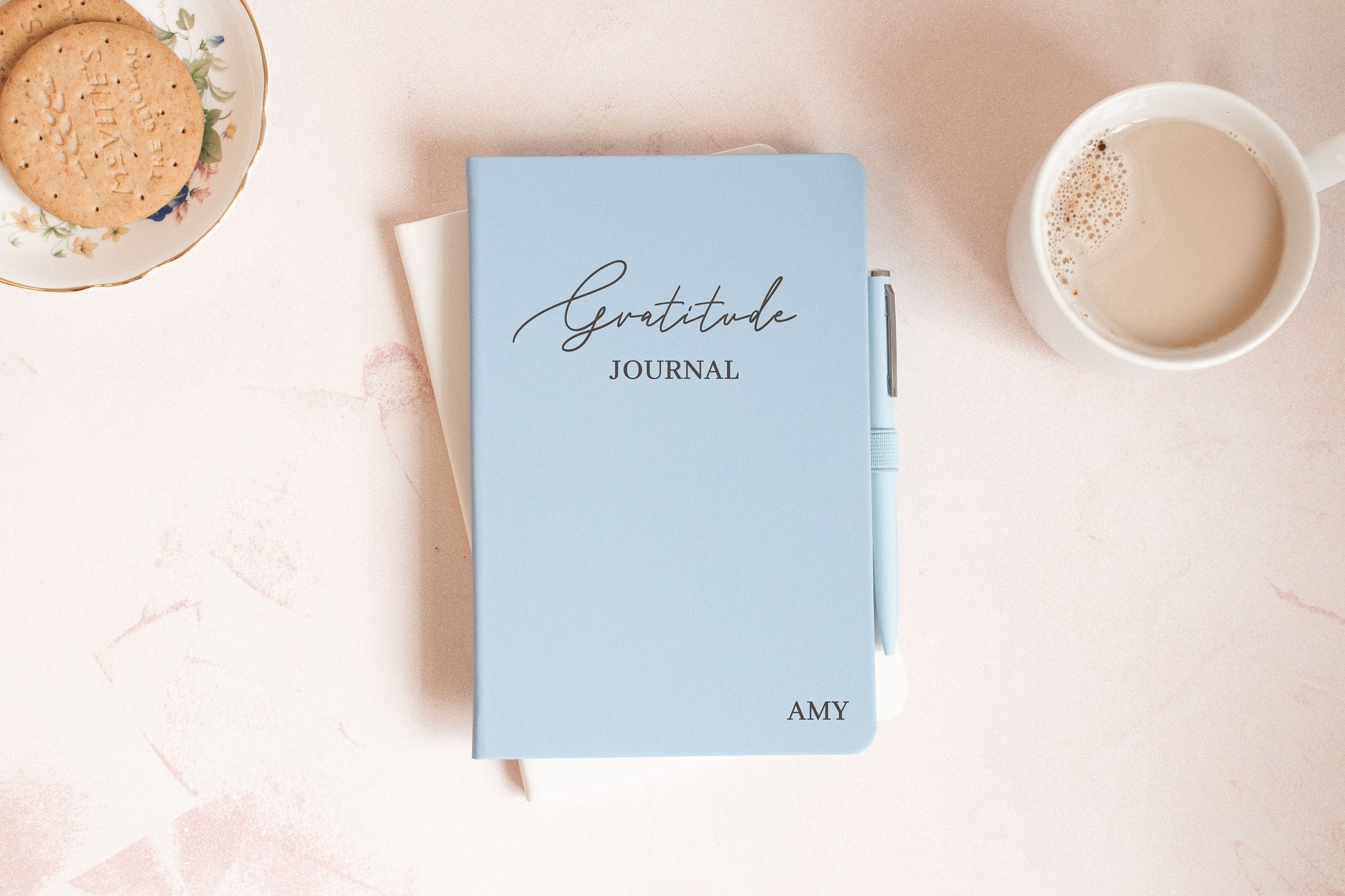 Personalised Gratitude Journal, Gratitude Notebook, Positivity Notebook, Good Thoughts Diary, Notebook, Lined Notebook, Mental Health Diary,