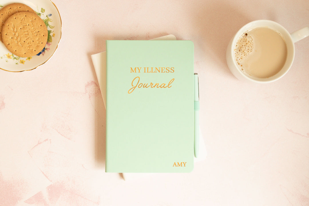 Personalised Illness Journal, Medical Planner, Medical Notebook, Health Diary, Wellness Journal and Notebook, Chronic illness Notebook, Help