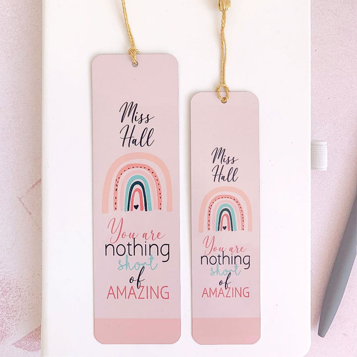 Personalised Teacher Bookmark, Teacher Gift, Personalised Teacher Gift, Reading Gift, Personalised Bookmark, Teaching Assistant Gift