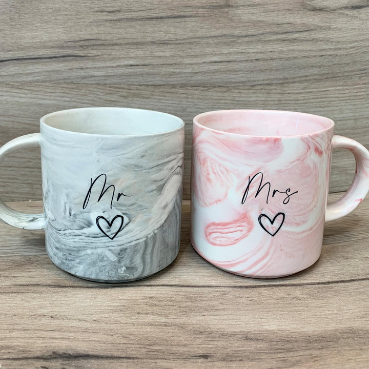 Personalised Mr and Mrs Mug, Matching Mr Mrs Mug, Wedding Gift, Couple Gift, His Hers Mug, Anniversary Gift, Custom Words Mug