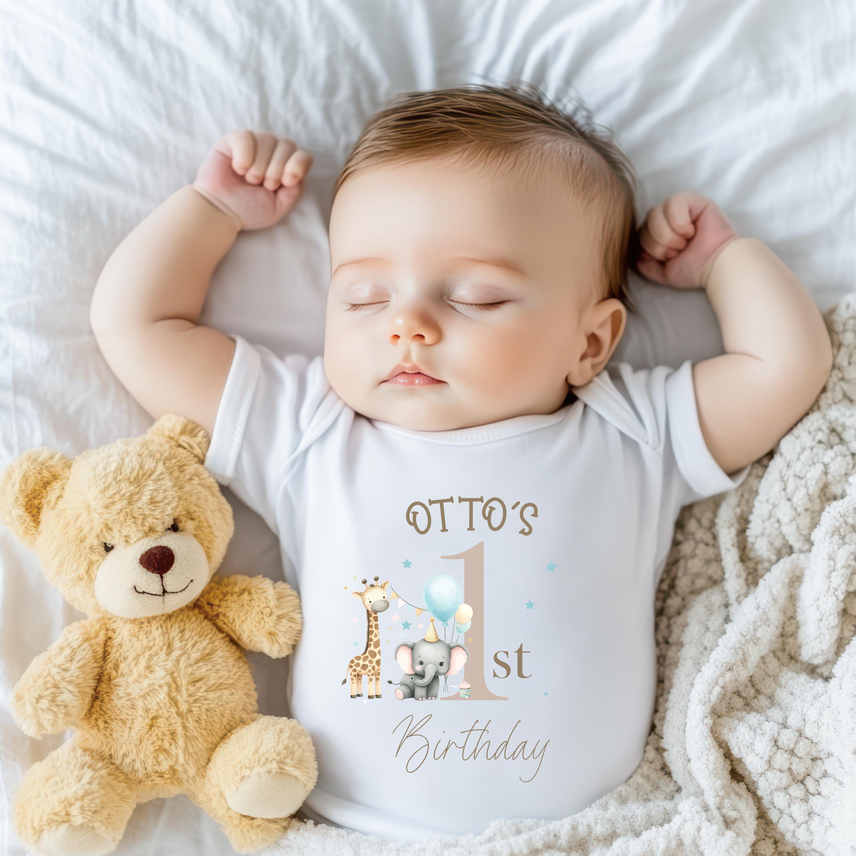 Personalised 1st Birthday Vest, First Birthday Vest, Personalised Baby Vest, Cake Smash Top, One Year Old Vest, One Baby Vest, Outfit Vest