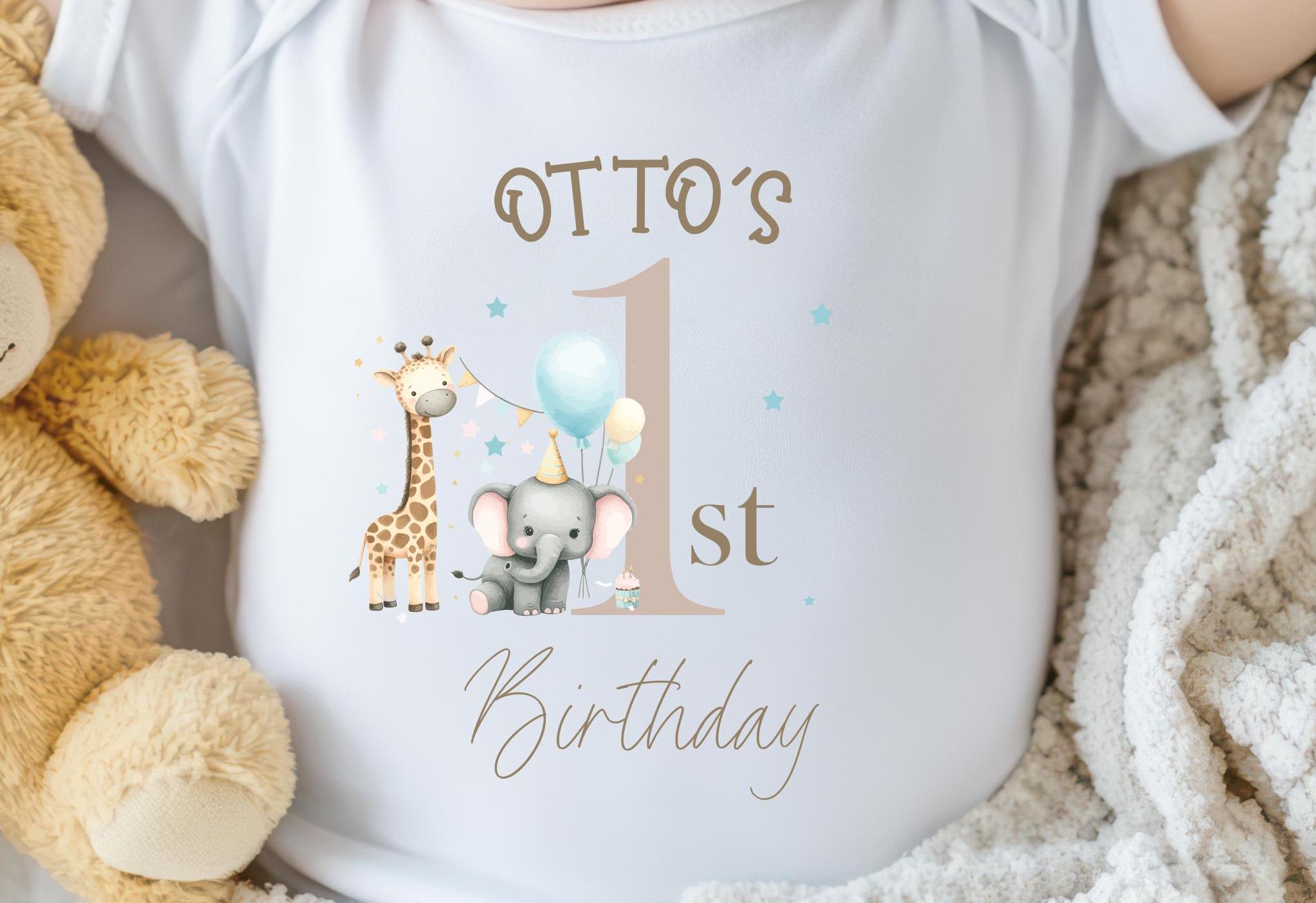 Personalised 1st Birthday Vest, First Birthday Vest, Personalised Baby Vest, Cake Smash Top, One Year Old Vest, One Baby Vest, Outfit Vest