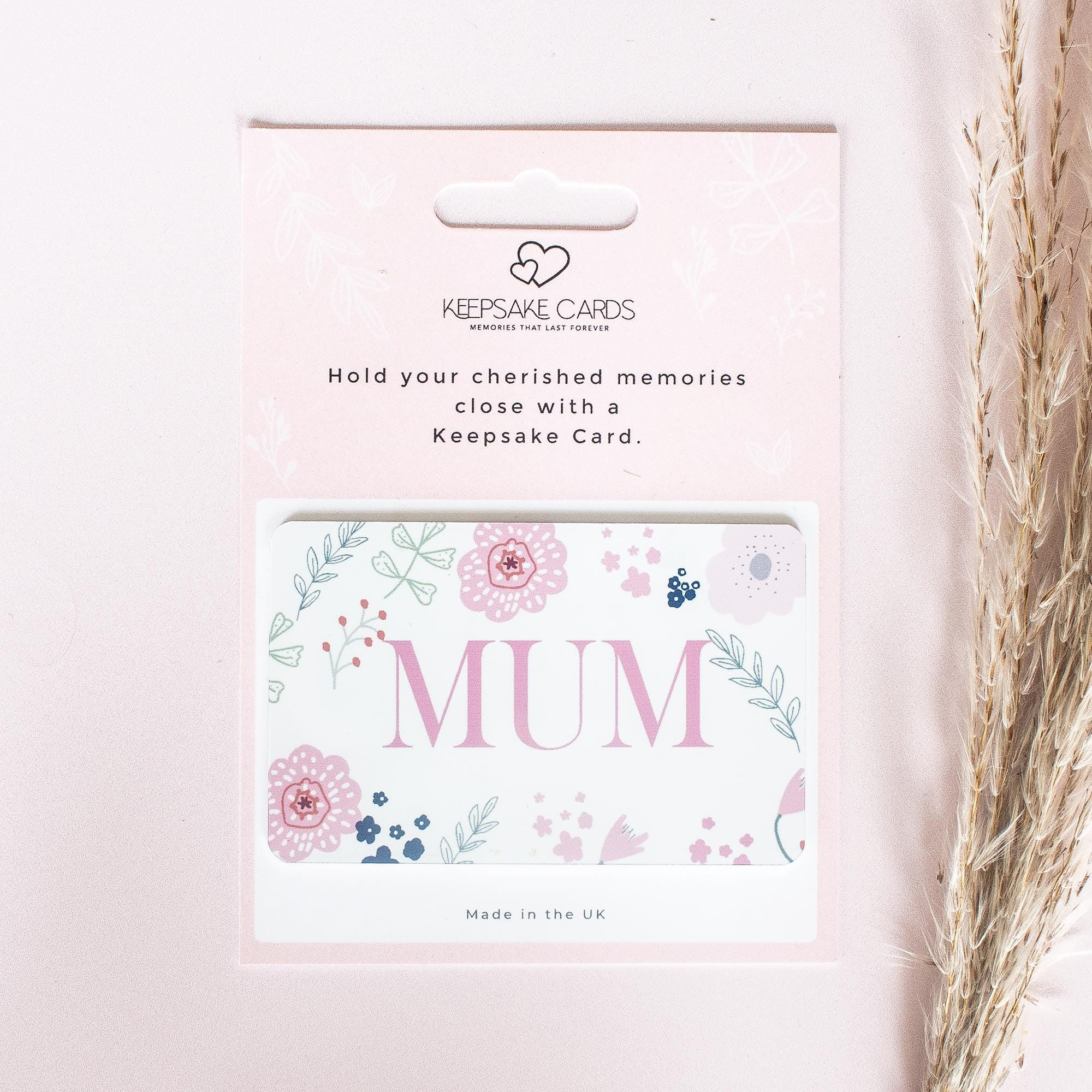 Personalised Mum Photo Card, Mum Sentimental Keepsake Card, Mum Memento, Mother's Day Photo Gift, Photo Gifts, Mum Card