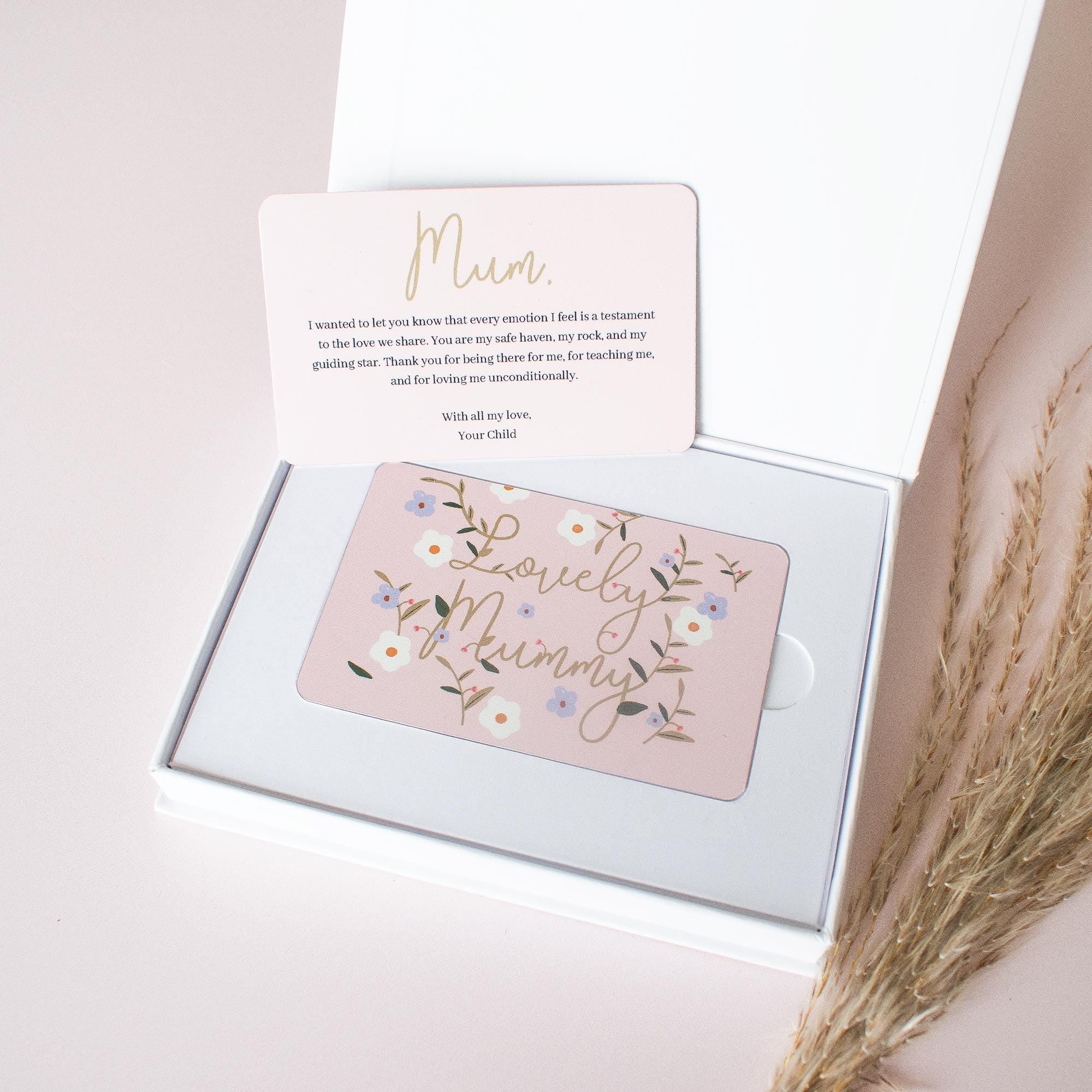 Personalised Mum Poem Card, Mum Sentimental Keepsake Card, Mum Memento, Mother's Day Verse Gift, Poem Gifts, Mum Card