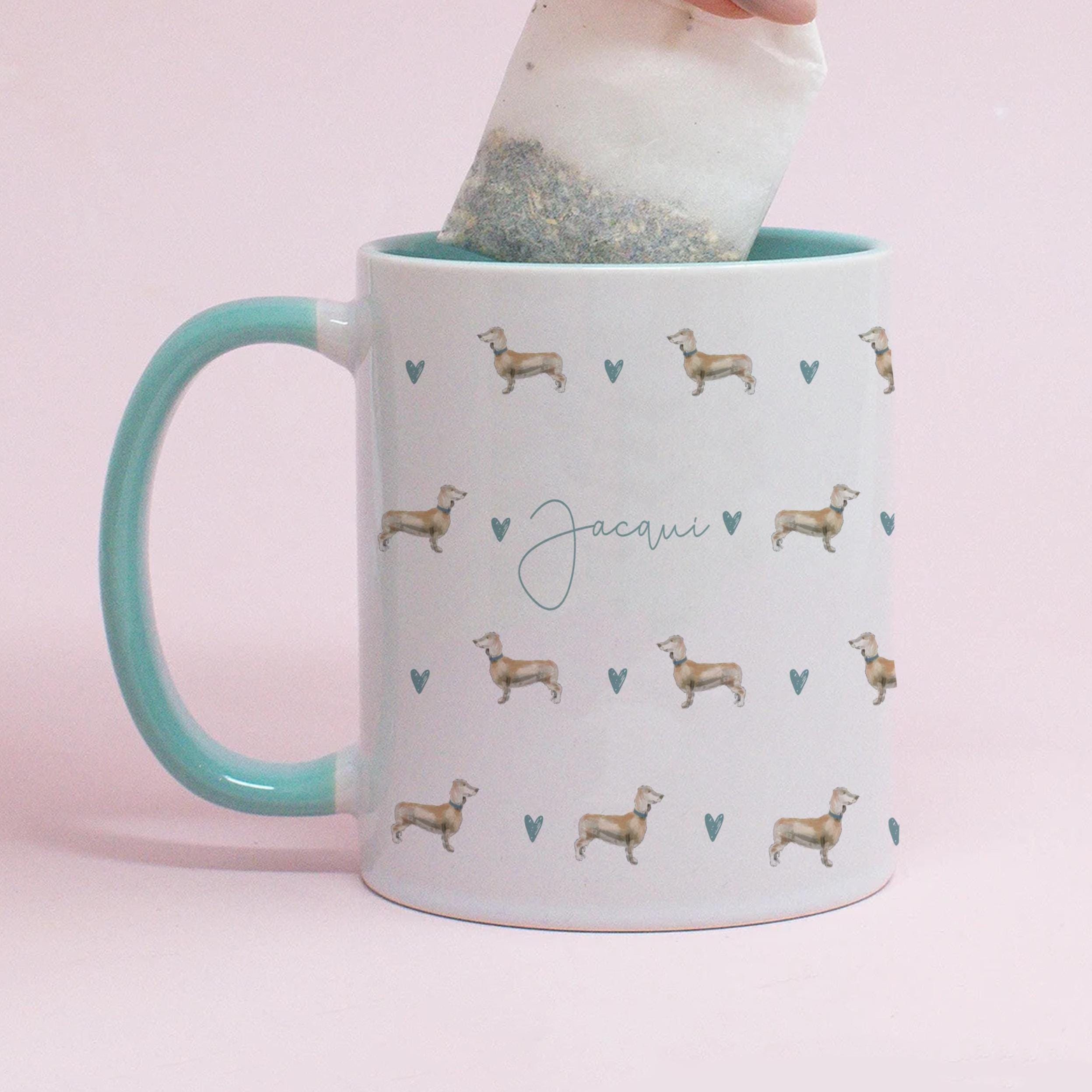 Personalised Dachshund Mug, Sausage Dog Mug, Sausage Dog Gifts, Personalised Dog Gift, Dachshund Mug, Dog Gift, Dog Lover, Country Style