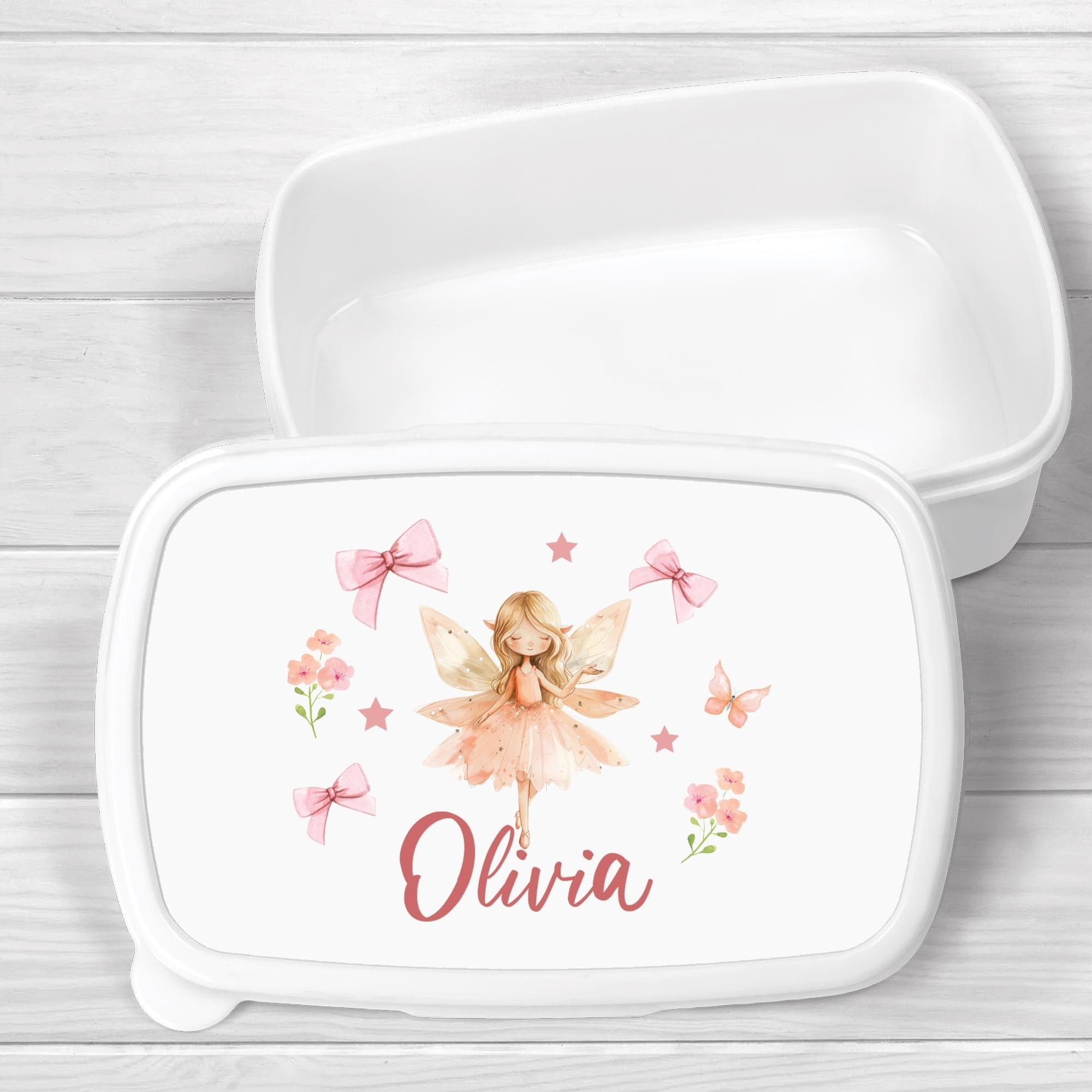 Personalised Fairy Lunch Box, Fairy Princess School Lunch Box, Unicorn Snack Box, Girls School Lunch Box, Children Student, Box School Lunch