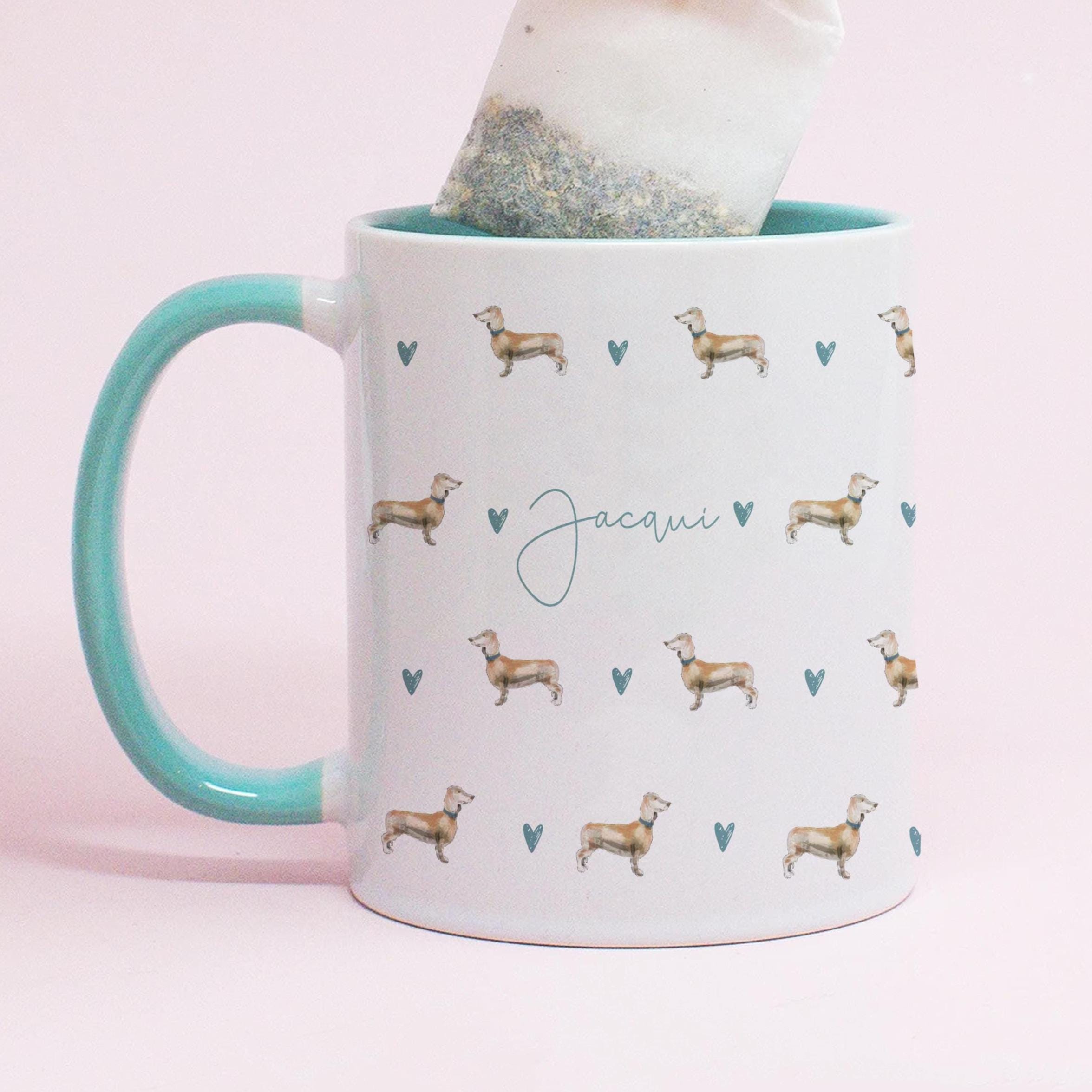 Personalised Dachshund Mug, Sausage Dog Mug, Sausage Dog Gifts, Personalised Dog Gift, Dachshund Mug, Dog Gift, Dog Lover, Country Style
