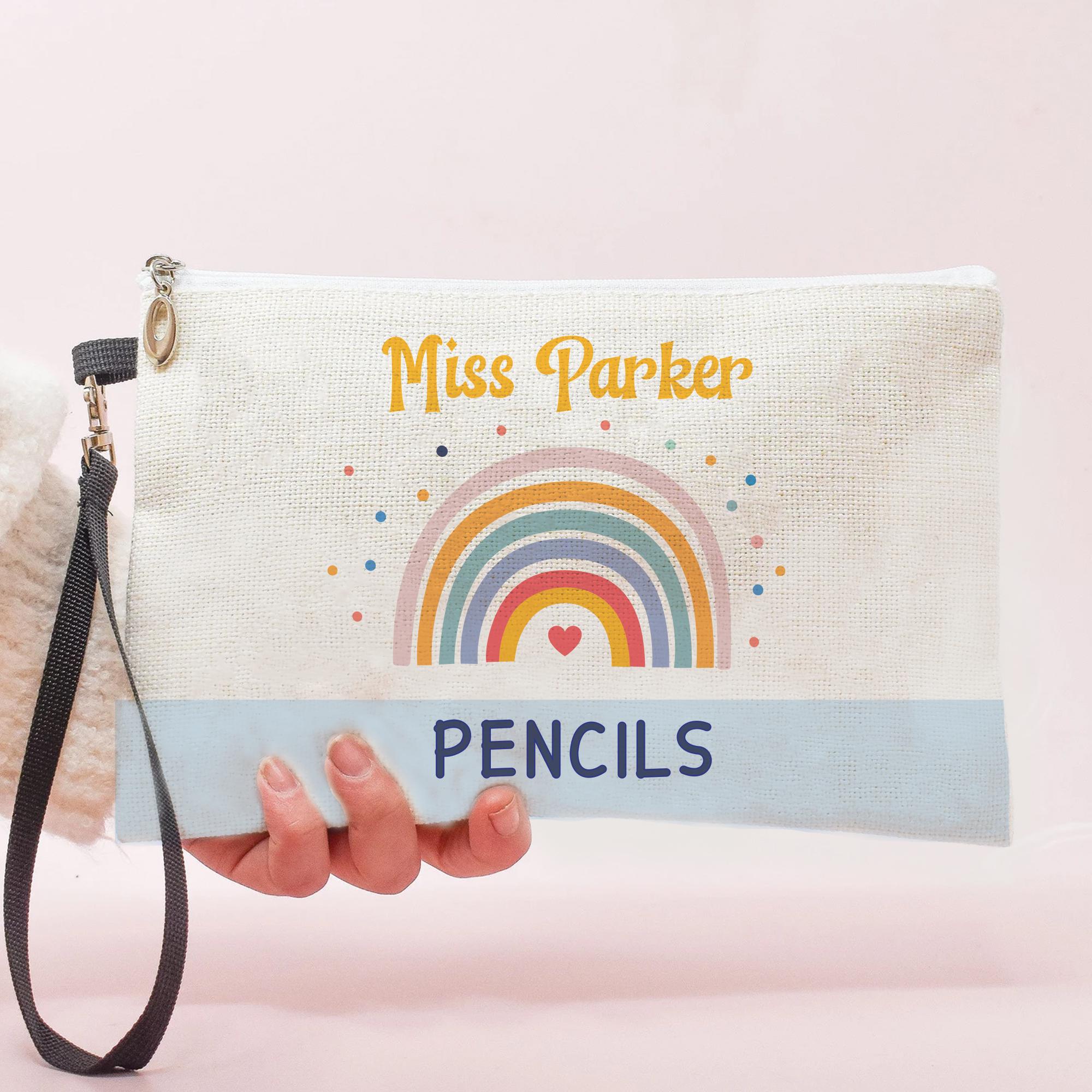Personalised Teacher Pencil Case, Best Teacher Gift Pencil Case, Female Personalised Teacher Gifts, Personalised Pencil Case, Appreciation
