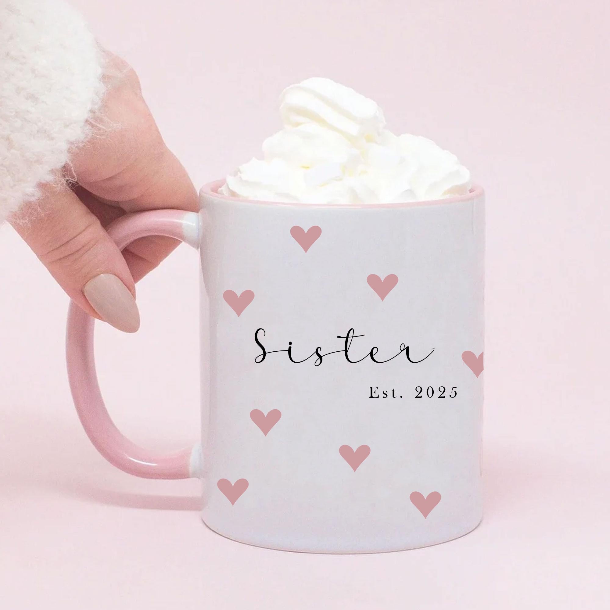 Personalised Sister Mug, Sister Mug Gift, New Sister Mug Gift, Sister Gifts, Printed Mugs, Relationship Mugs, Gift for her, Sister Mugs