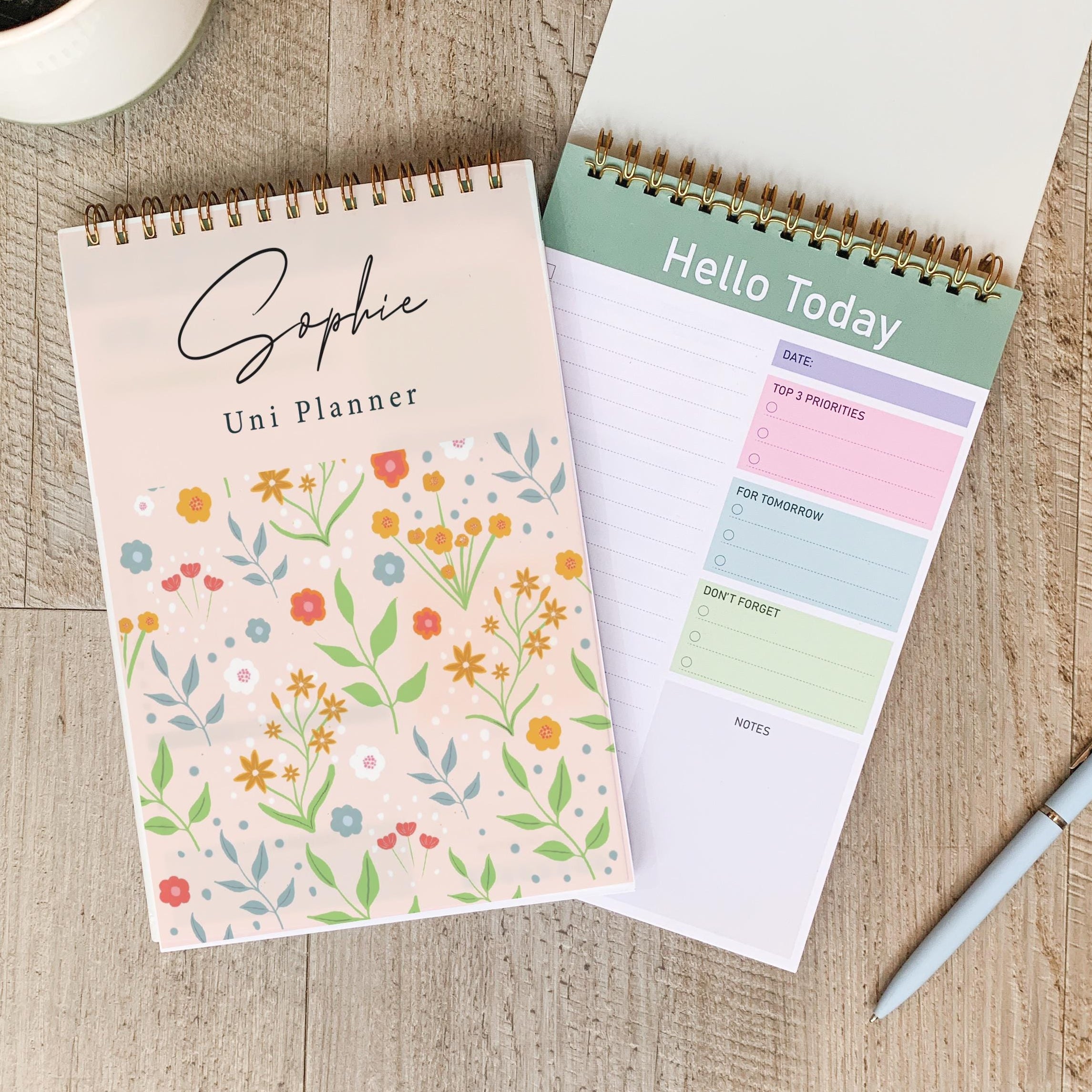 Personalised Uni Planner, Starting Uni Gift, College Journal, Starting College Daily Planner, Stocking Filler