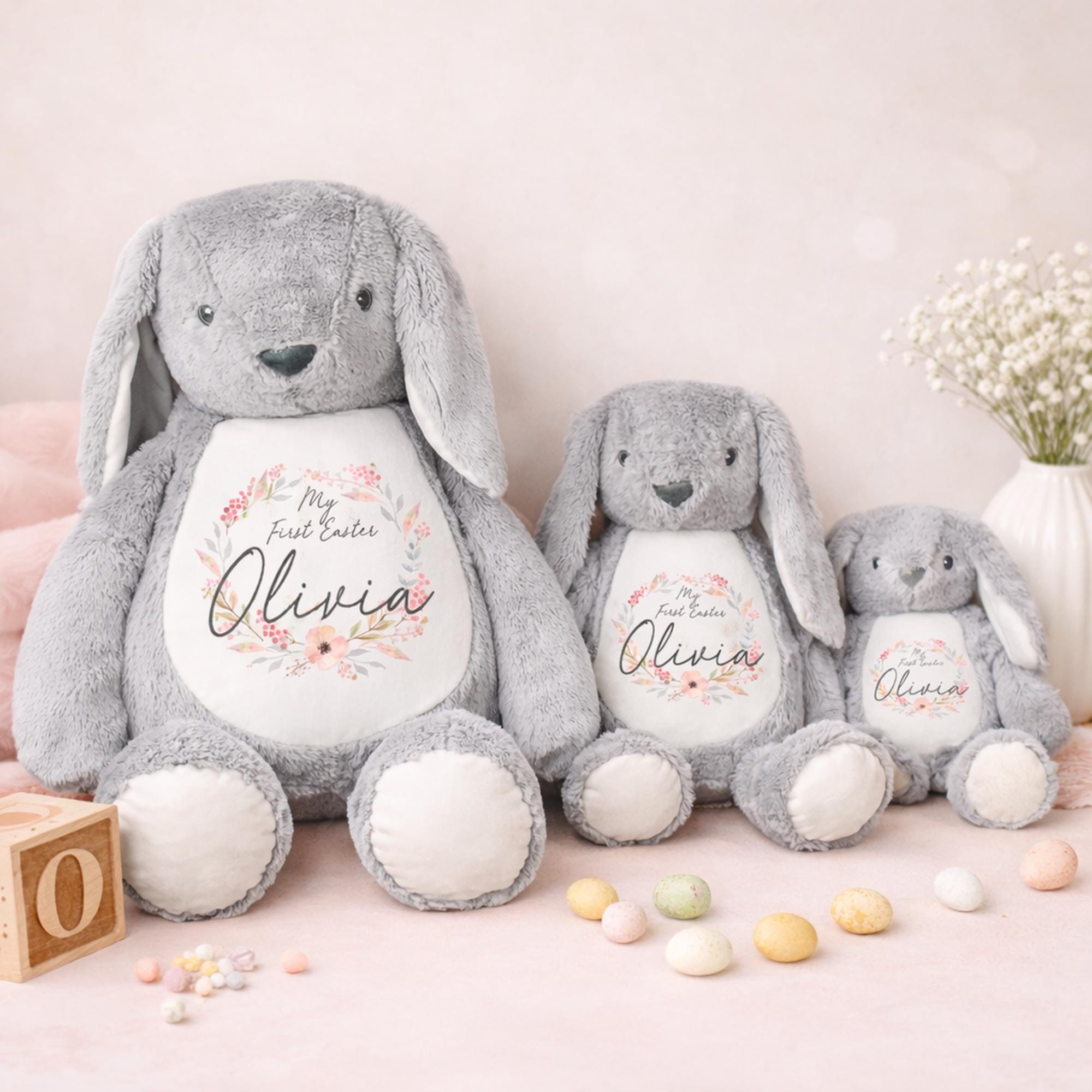 Personalised My First Easter Teddy, First Easter Bunny, 1st Easter Gift, New Baby Easter Gift, Easter Baby Gift, My First Easter