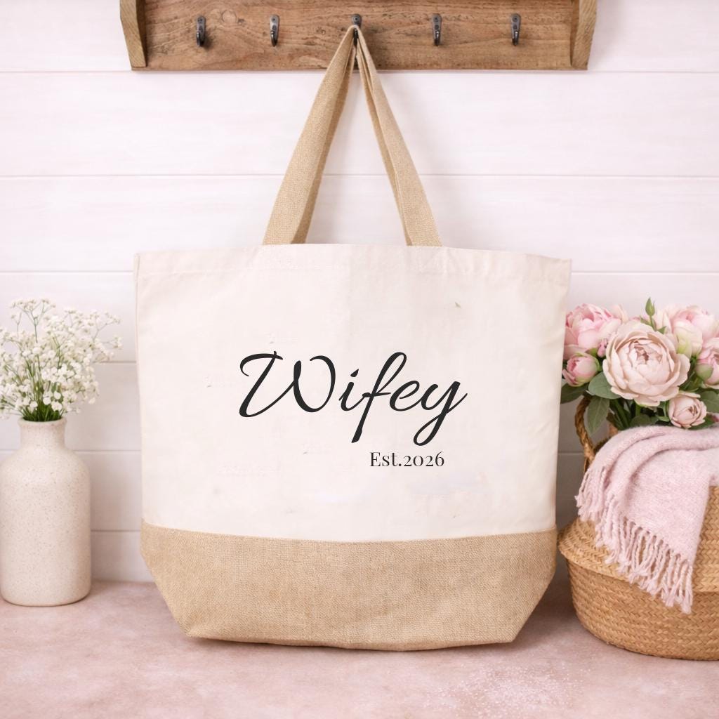 Wifey Personalised Tote Bag