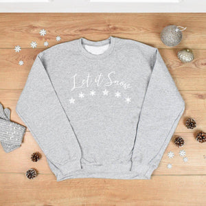 Let It Snow Christmas Sweatshirt, Snow Christmas Sweatshirt, Women’s Christmas Jumper, Christmas Sweater, Ladies Xmas Sweater, Snow Sweater - Amy Lucy