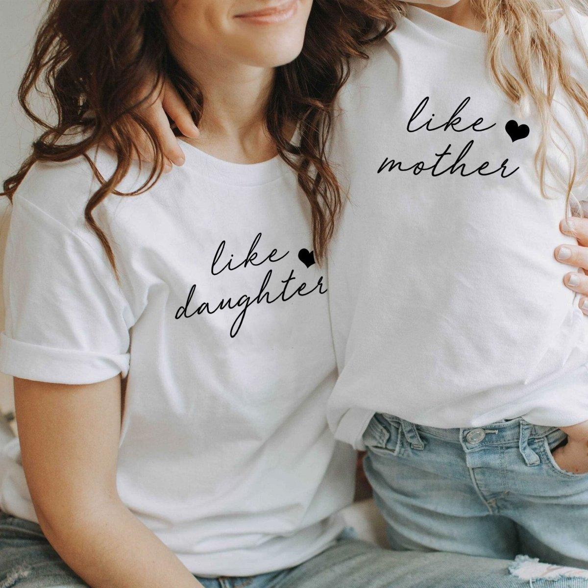 Like Mother and Like Daughter T-shirts, Mum and Daughter Matching, Mama Mini Gifts, Mother's Day Outfit, Mother Daughter Matching T-shirts - Amy Lucy