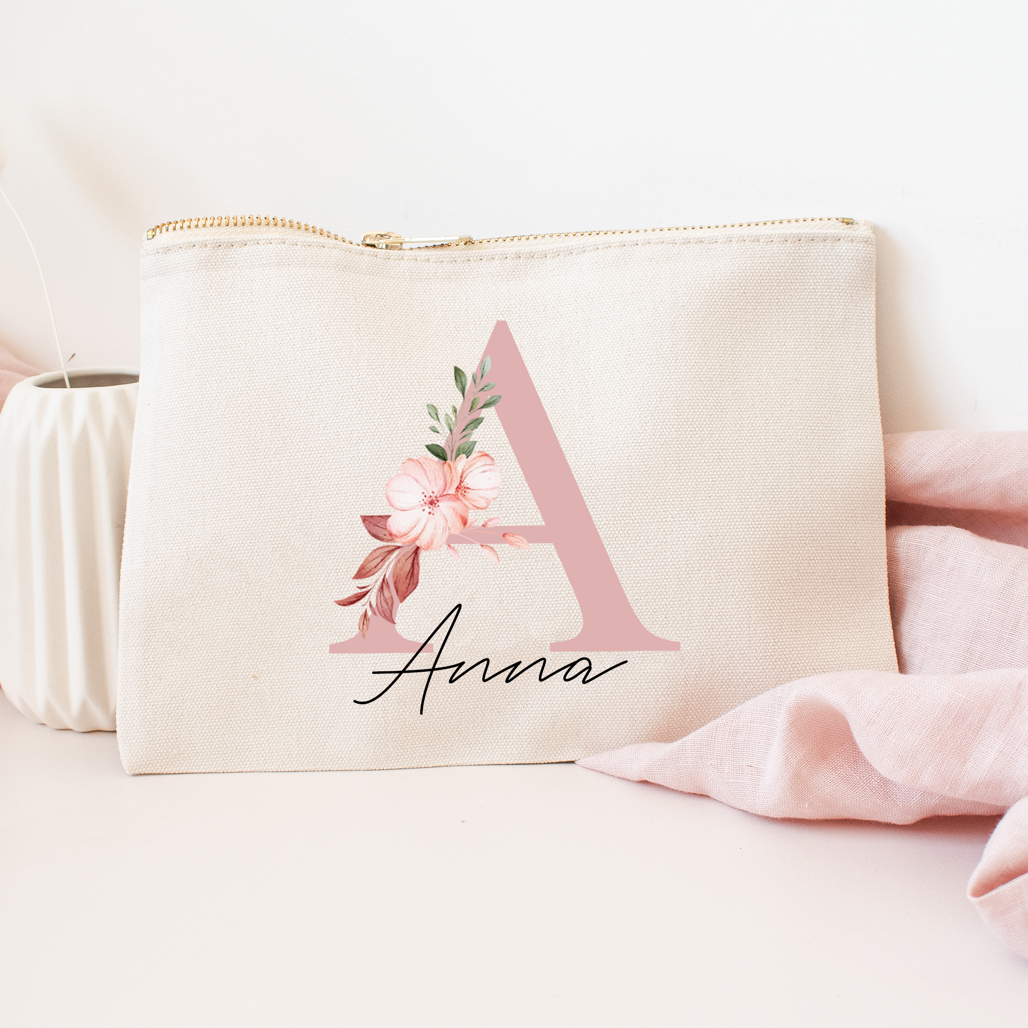 Personalised Bridesmaid Makeup Bag, Hen Night Bridesmaid Make Up Bag Gift, Personalised Bridesmaid Gifts, Wedding Bridesmaid Gift