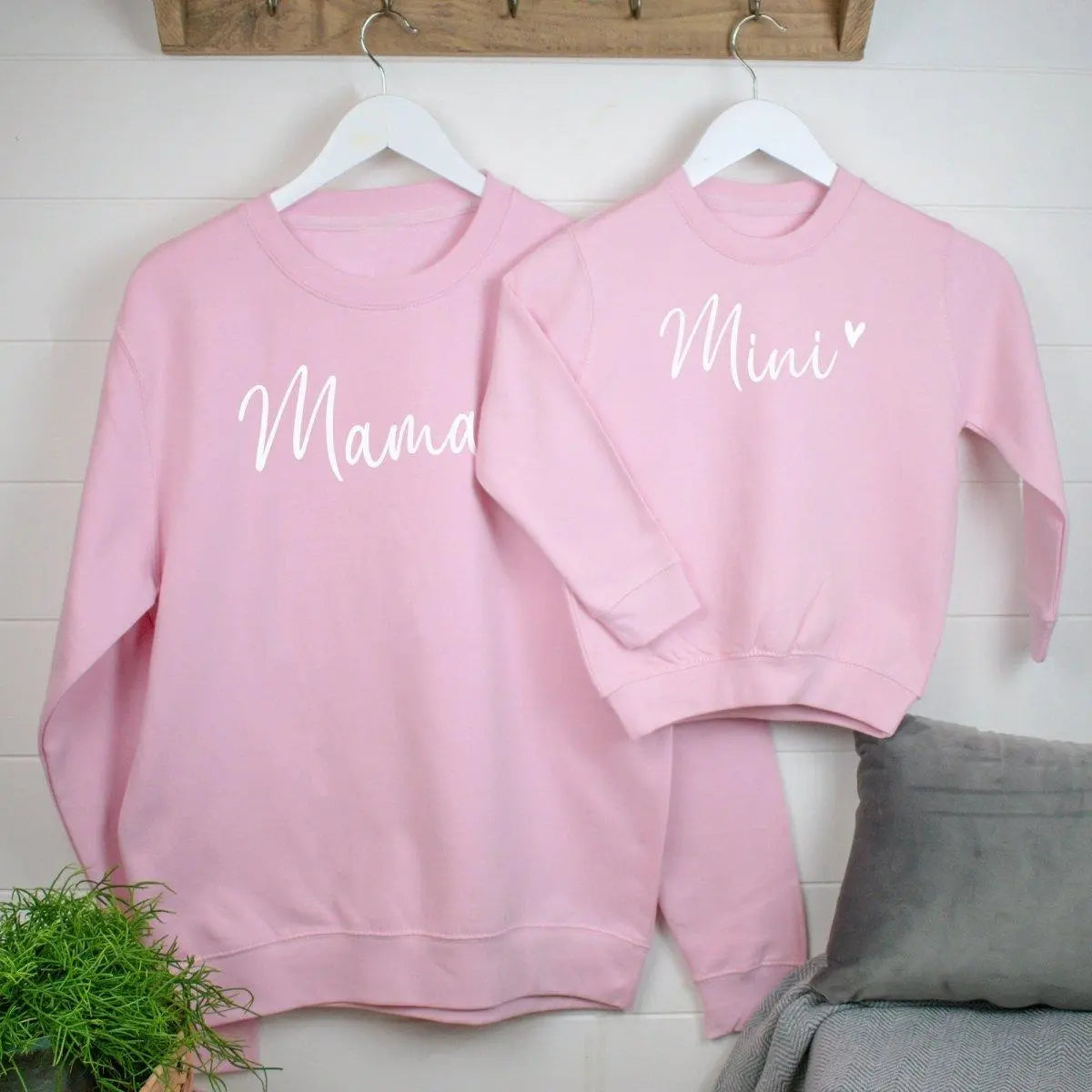 Mama and Mini Sweatshirt, Mum and Daughter Matching, Mama Mini Gifts, Mother&#39;s Day Outfit, Mother Daughter Matching Jumpers, Gift for Mum - Amy Lucy