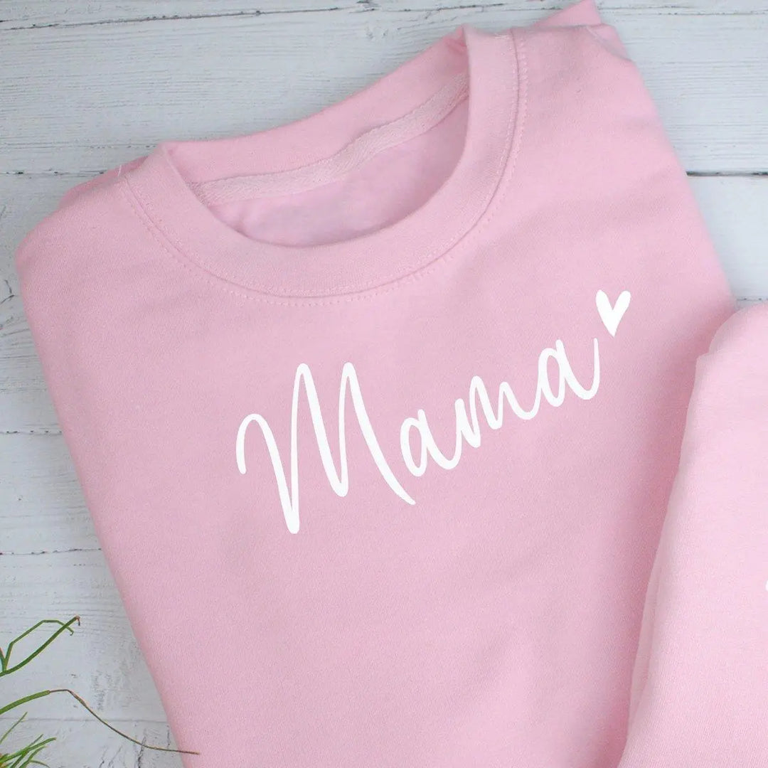 Mama and Mini Sweatshirt, Mum and Daughter Matching, Mama Mini Gifts, Mother&#39;s Day Outfit, Mother Daughter Matching Jumpers, Gift for Mum - Amy Lucy