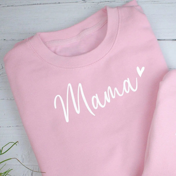 Mama and Mini Sweatshirt, Mum and Daughter Matching, Mama Mini Gifts, Mother&#39;s Day Outfit, Mother Daughter Matching Jumpers, Gift for Mum - Amy Lucy