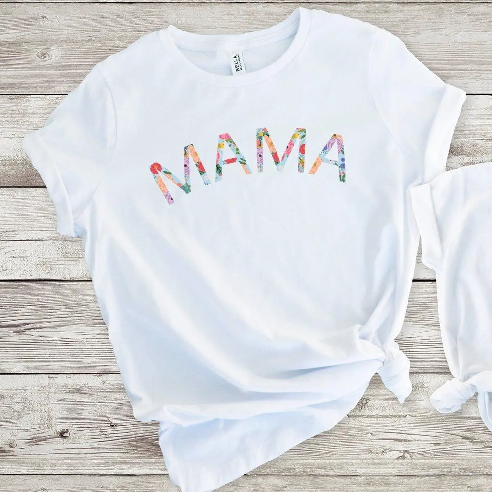 Mama and Mini T-Shirts, Matching Mum Daughter T-Shirt, Mini Me Matching Tops, Family Tees, Twinning with Mum, Mum Daughter Gift, Lounge Tee - Amy Lucy