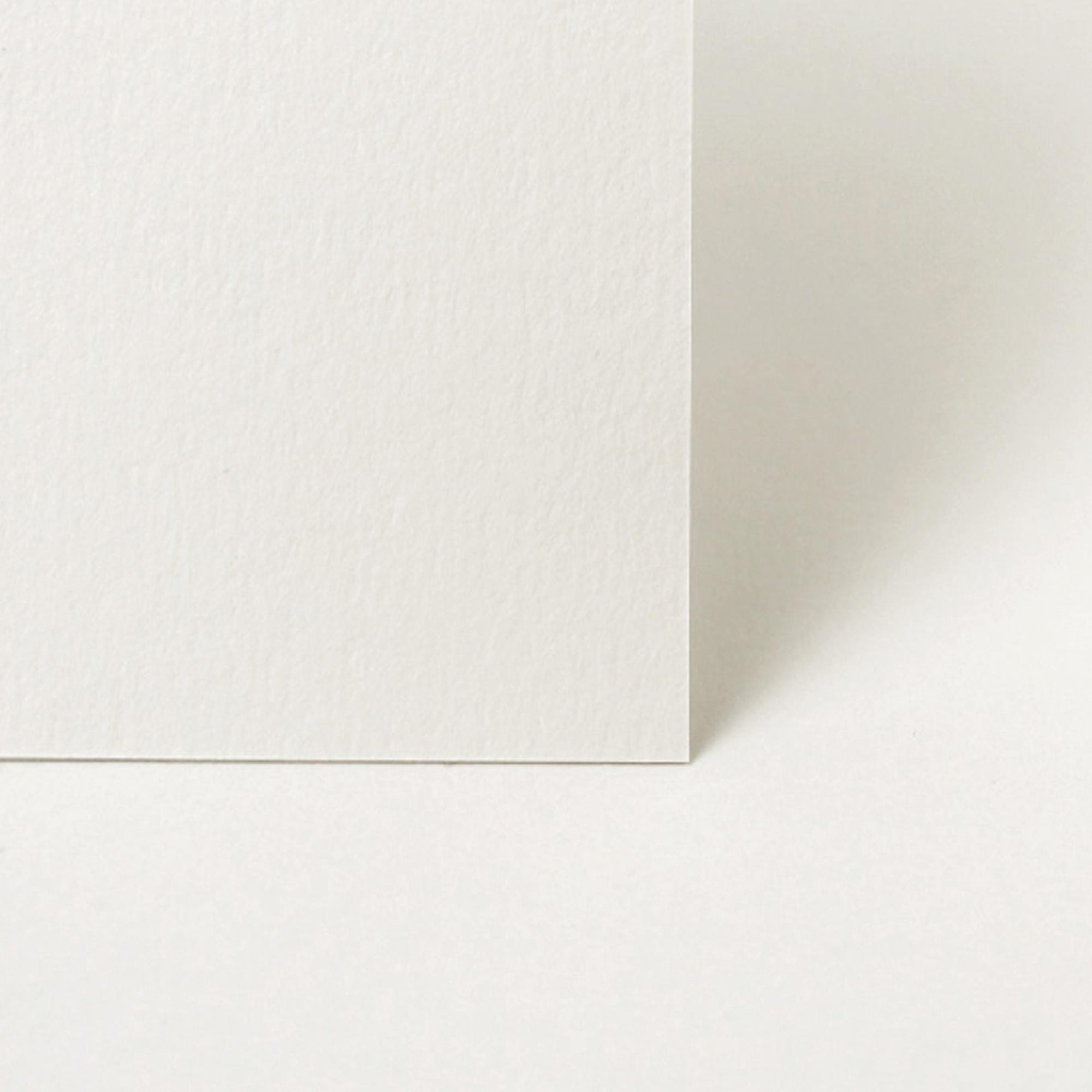 Two sheets of white paper stacked on a light gray background