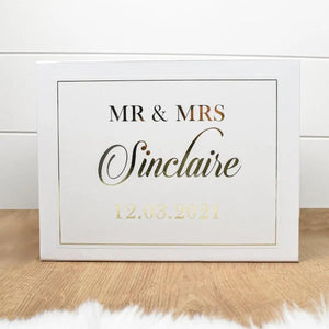 Mr Mrs Wedding Gift Box, Personalised Wedding Gift Box, Engagement Gift, Wedding Gifts, Wedding Day Gifts, Couple Gifts, Filled Gift Boxes, - Amy Lucy