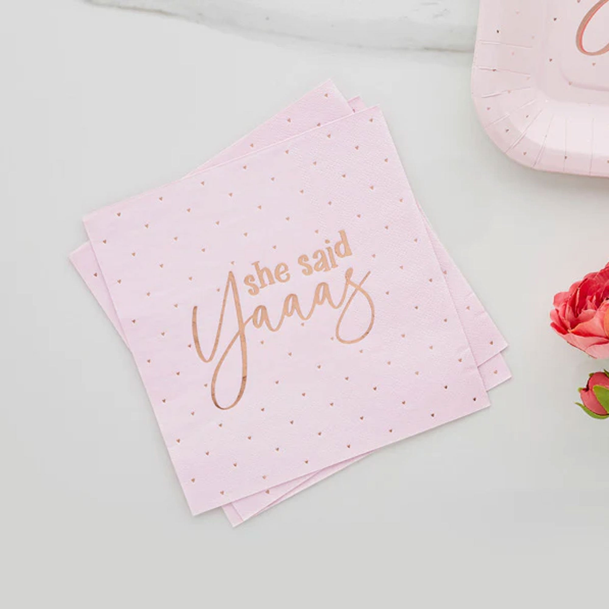Pack of 20 "She Said Yaaas" Napkins