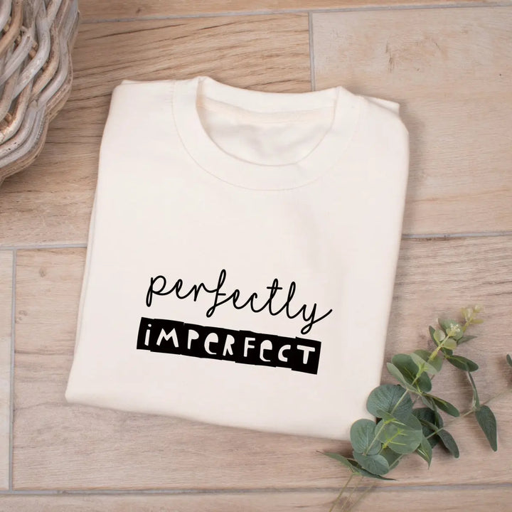 Perfectly Imperfect Sweater, Perfect Jumper, Self Love Sweater, Casual Ladies Sweater, Casual Jumper, Ladies Jumper, Beige Sweater, Stylish - Amy Lucy