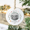 Personalised Baby 1st Christmas Bauble, Baby Christmas Ornament, My First Christmas, Baby Photo Bauble, New Baby Xmas, Christmas Gift, - Amy Lucy