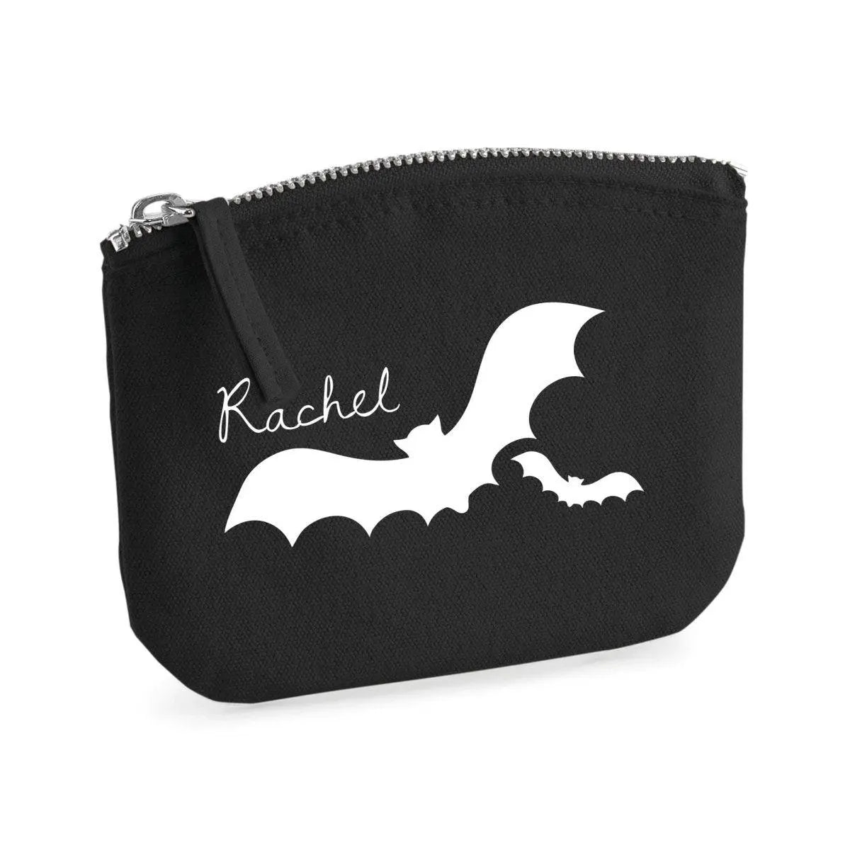 Personalised Bat Coin Purse, Bat Purse, Bat Gift, Alternative Style Purse, Gothic Purse, Bat Stocking Filler, Halloween Gift, Purse