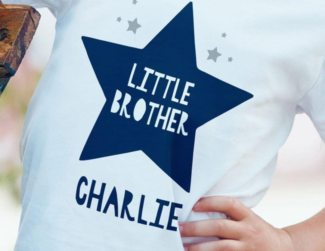 Personalised Big Brother Top, Little Brother Top, Big Brother Little Brother Matching Tops, Brother Clothing, Brother T-shirts, Kids T-shirt