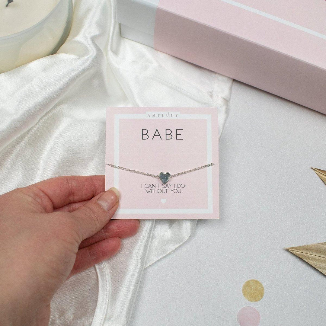 Charming Blush Pink Gift Box for Bridesmaid Proposals