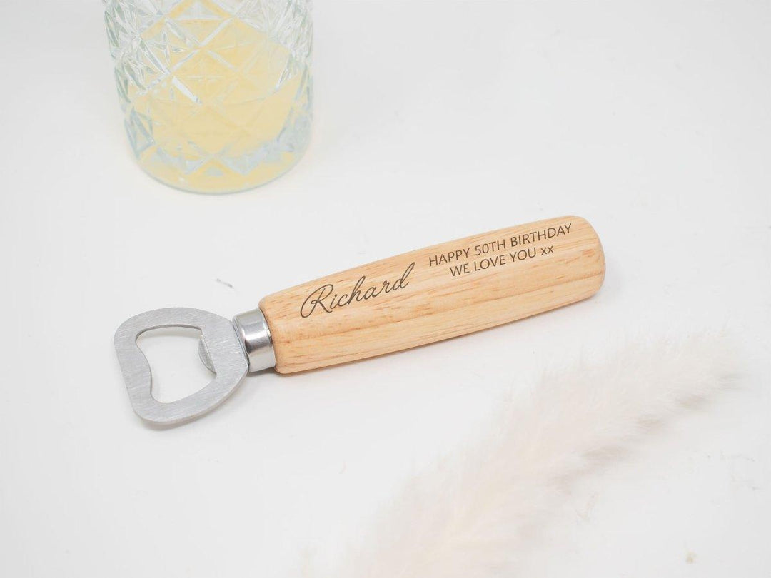 Personalised Bottle Opener, Your Words Bottle Opener, Your Text, Engraved Bottle Opener, Birthday Gift for Him, Christmas Gift for Him,