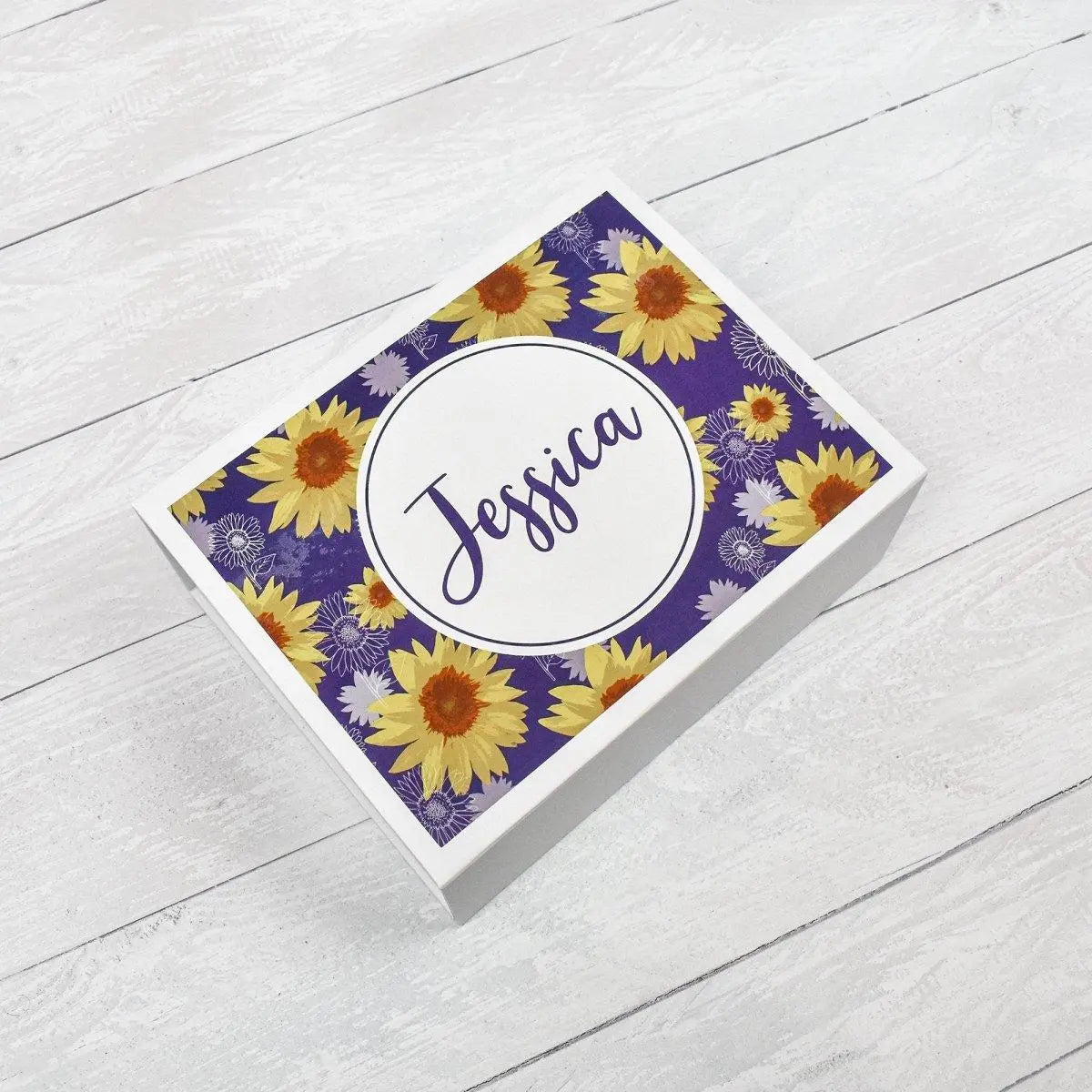 Personalised Box of Sunshine Gift, Personalised Cheer Up Gift Box, Personalised Thinking of You Gift Box, Box of Cheer, Bath and Beauty