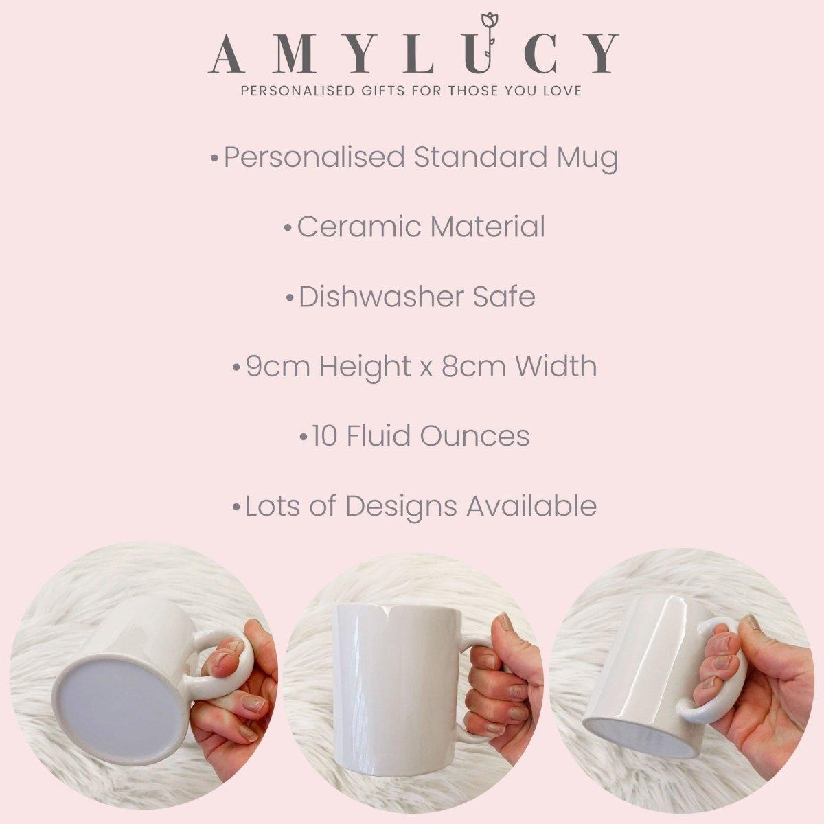 Personalised Bridal Party Mug, Bridesmaid Gift, Wedding Morning Mug, Bride To Be Mug, Mother of the Bride Mug, Hen Party Mug Gift, Hen Gifts - Amy Lucy