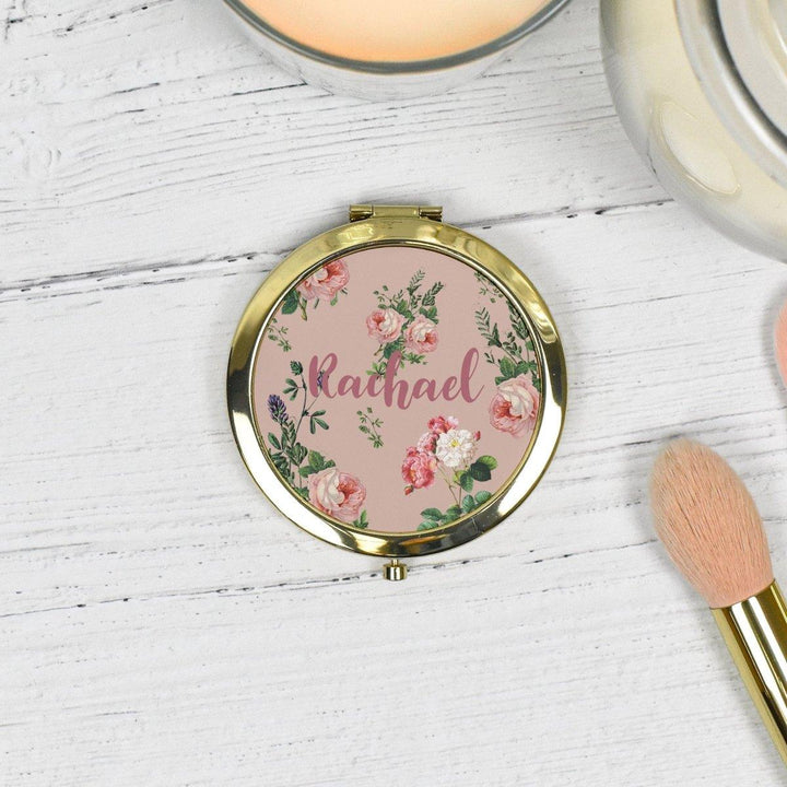 Personalised Bridesmaid Compact Mirror, Maid of Honour Gift, Bridesmaid Favour, Bridesmaid Gift Bag Filler, Bridesmaid Proposal, Bride Gift - Amy Lucy