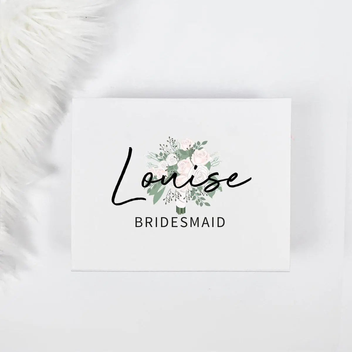 Personalised Bridesmaid Gift Box, Bridesmaid Proposal Gift Box, Bridesmaid Wedding Box, Bride Box, Bride to Be Box, Wedding Morning Box, Hen - Amy Lucy