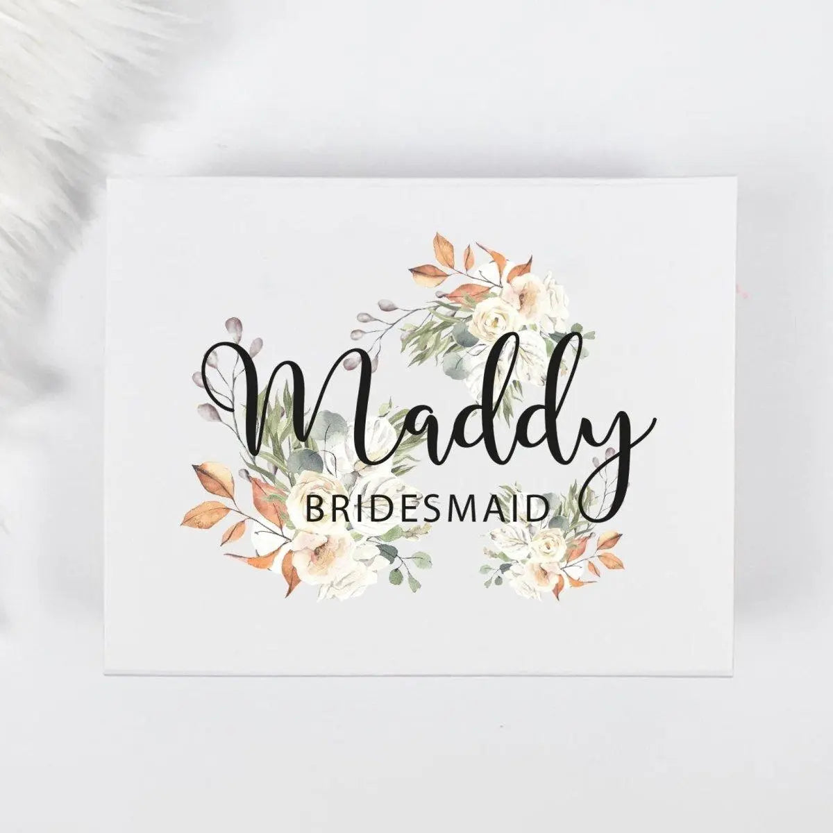 Personalised Bridesmaid Gift Box, Bridesmaid Proposal Gift Box, Bridesmaid Wedding Box, Bride Box, Bride to Be Box, Wedding Morning Box, Hen - Amy Lucy