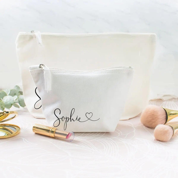 Personalised Bridesmaid Makeup Bag, Hen Night Cosmetic Bag, Bridesmaid Make Up Bag, Bridesmaid Favours, Bags and Purses, Bridal Party Gifts